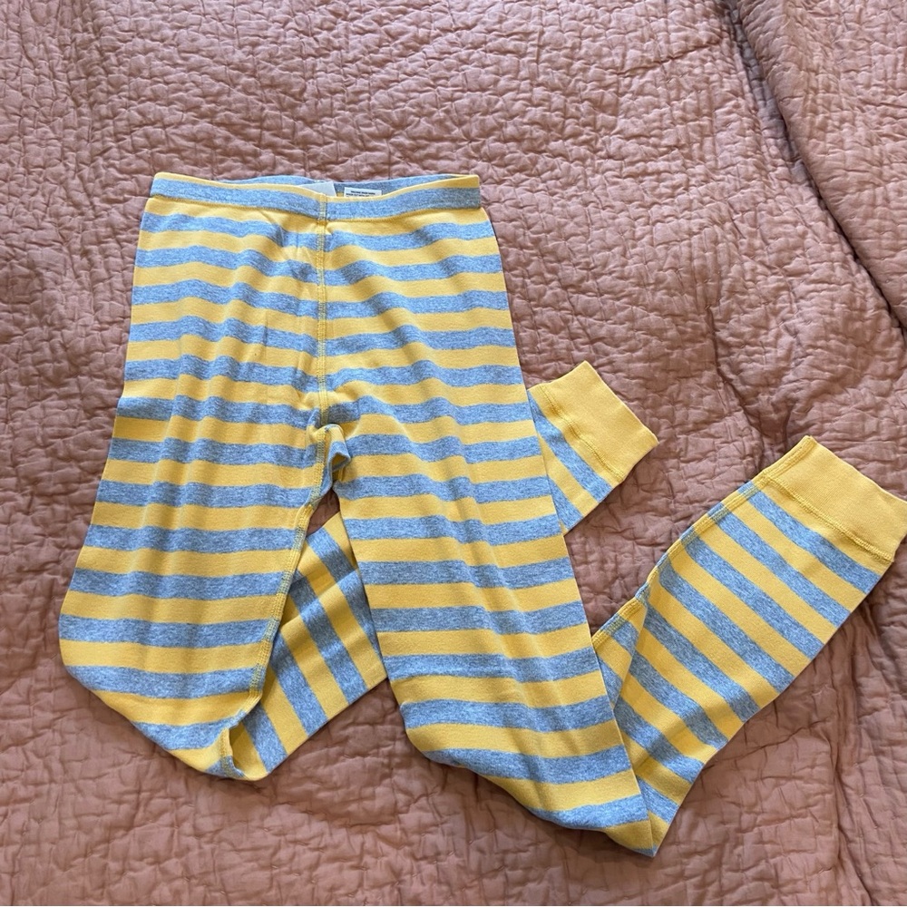 Hanna Andersson Striped Pajama Longjohn Pants Size 12.